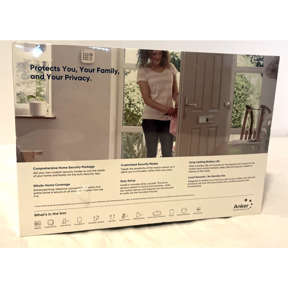 eufy 5-Piece Home Security Kit with Homebase 2, Keypad, Motion, Entry Sensors - Picture 4 of 9